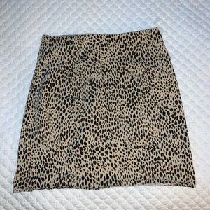 Brandy melville cheetah print skirt